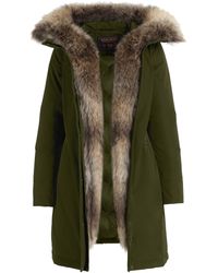 Woolrich Manteau Boulder de luxe en polyester vert foncé