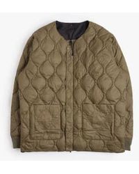 Taion - X Beams Lights Reversible Ma1 Down Jacket Olive - Lyst