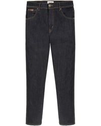 Wrangler Texas slim jeans sombre rinçage - Bleu