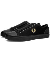 Fred Perry - Hughes Low Canvas B4365 Black 41 - Lyst