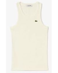 Lacoste - Slim Fit Strawberry T -shirt In Ecological Cotton L - Lyst