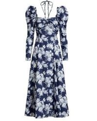 Ralph Lauren - Floral Cotton Halter Tie Dress - Lyst