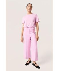 Soaked In Luxury - Slcorinne Wide Cropped Pants - Lyst