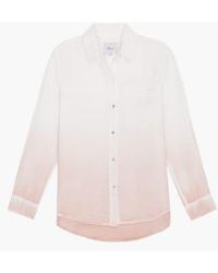 Rails - Ellis Cotton Shirt Blush Dip Dye Size S - Lyst