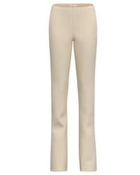Marella - Monostretch Trousers 8 Cream - Lyst