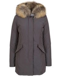 Woolrich W ́s Luxury Arctic Parka American Coffee - Gris