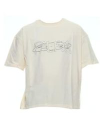 Paura - T-shirt Cosmic Costa Oversized S / Avorio - Lyst