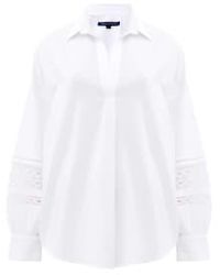 French Connection - Rhodes Embroidered Shirt - Lyst