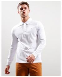 Farah - Blanes Long Sleeved Polo Shirt - Lyst