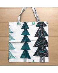 Marimekko - Shopper Bag With Christmas Trees Cotton - Lyst