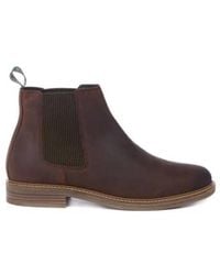Barbour - Farsley Chelsea Boot Choco Leather - Lyst