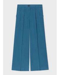 Paul Smith - Wide Leg Cropped Trousers - Lyst