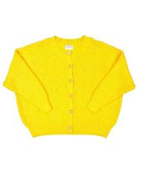 Sisters Department - Cardigan à manches longues et or -yellow - Lyst