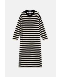 Compañía Fantástica - Striped Knitted Dress L - Lyst