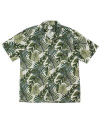 Hartford - Palm mc tropical print kurzarmhemd grün - Lyst