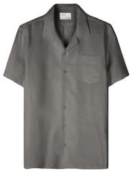 COLORFUL STANDARD - Linen Short Sleeved Shirt Storm S - Lyst