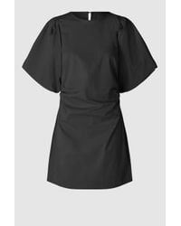 Second Female - Mini vestido negro matisol - Lyst