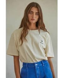 By Together - Amore Embroidered Tee S - Lyst