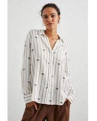 Rails - Stripe Palms Charli Shirt - Lyst