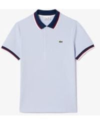 Lacoste - Light Contrast Collar Polo Shirt Medium - Lyst