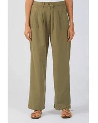 Reiko - Bloom Light Khaki Trousers 25 - Lyst