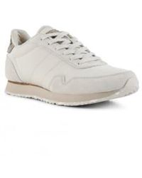 Woden - Nora 111 Leather Trainer In Oat Meal - Lyst