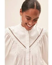 Suncoo - Love blouse en blanc - Lyst