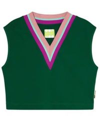 OOF WEAR - Vest With Striped Neckline 4023 Xsmall - Lyst