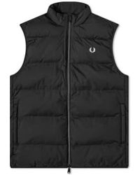 Fred Perry - Insulated Gilet S - Lyst