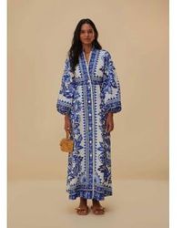 FARM Rio - Off- Flora Tapestry Maxi Dress Xs - Lyst