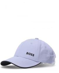 BOSS - Boss Cap Bold Cotton Twill Cap With Printed Logo 50505834 527 - Lyst