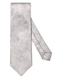 Eton - Light Jacquard Paisley Silk Wedding Tie One Size - Lyst