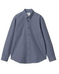 Carhartt - Camisa Ls Bolton Hudson Garment Dyed - Lyst