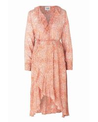 second female spotty wrap dress