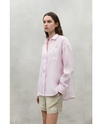 Ecoalf - Daria Striped Linen Shirt Xs - Lyst