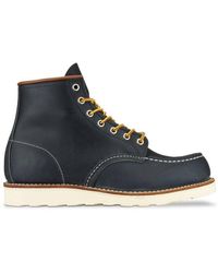Red Wing Https://www.trouva.com/it/products/red-wing-shoes-moc-toe-8859-navy-portage-1 - Blu