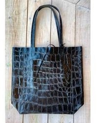 Marlon - Croc Shopper Handbag / Os - Lyst