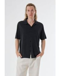 Daniele Fiesoli - Italian Silk/cotton Button-up Shirt Charcoal Large - Lyst