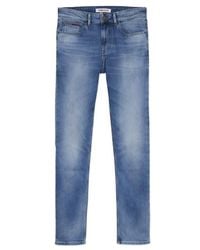 Tommy Hilfiger Ryan Regular Straight Jeans Wilson Mid Blue Stretch for Men  | Lyst