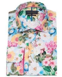 Guide London - Flower Print Shirt Multi M - Lyst