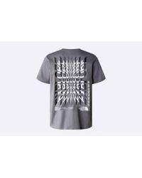 The North Face - Coordinates Graphic T-shirt S / Gris - Lyst