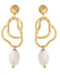 A Beautiful Story - Earrings Fascinated Moonstone - Lyst