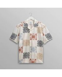 Wax London - Didcot Ss Shirt Ornate Squares Multi - Lyst
