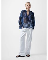 French Connection - Dawn Recycled Hallie Crinkle Blouse - Lyst