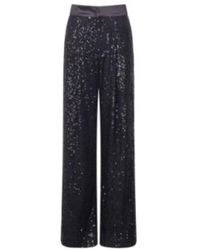 French Connection - Black Alindava Sequin Suit Trousers - Lyst