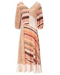 Hayley Menzies - Silk Panelled Maxi Dress M - Lyst