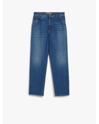 Weekend by Maxmara - Ortisei Straight Fit Jeans Col: Navy Denim, Size: 12 - Lyst