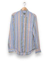 Gitman Vintage - Vintage Linen Awning Stripe S - Lyst