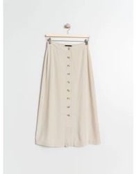 indi & cold - Stone Pique Lyocell Skirt Piedra Xs - Lyst