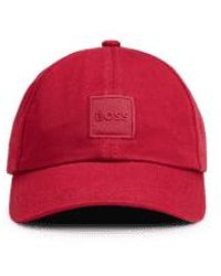 BOSS - Derrel Logo Hat Col: 647 Red, Size: Os Os - Lyst